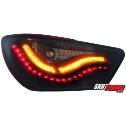 LAMPY TYLNE LED SEAT IBIZA 6J 04.08+ CZERWONE/DYMIONE