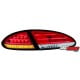 LAMPY TYLNE LED SEAT LEON 1P 05-09 CZERWONE/PRZEŹROCZYSTE