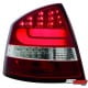 LAMPY TYLNE LED SKODA OCTAVIA 1Z LIM. 04-08 CZERWONE / PRZEŹROCZYSTE