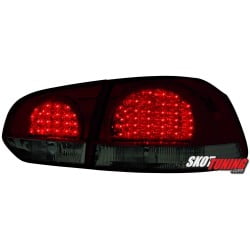 LAMPY TYLNE LED VW GOLF VI CZERWONE/DYMIONE