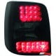 LAMPY TYLNE LED VW PASSAT 3B VARIANT 97-01 CZARNE/DYMIONE