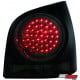 LAMPY TYLNE LED VW POLO 9N 3+5D 11.01-05.09 CZARNE DYMIONE