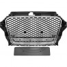 ATRAPA PRZEDNIA GRILL AUDI A3 12-16 RS3 LOOK CZARNY /CHROM