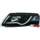 DRL EVO REFLEKTORY AUDI A6 4F 04-07 ŚWIATŁA DZIENNE CZARNE