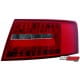 LAMPY TYLNE LED AUDI A6 4F SEDAN 04-08 CZERWONE/DYMIONE