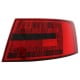 LAMPY TYLNE LED AUDI A6 4F SEDAN 04-08 CZERWONE/DYMIONE