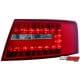 LAMPY TYLNE LED AUDI A6 4F SEDAN 04-08 CZERWONE/PRZEŹROCZYSTE
