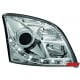 DRL REFLEKTORY OPEL VECTRA C 02-08/05 Z ŚWIATŁAMI DO JAZDY DZIENNEJ CHROM