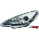 DRL REFLEKTORY PEUGEOT 206 98-07 CHROM