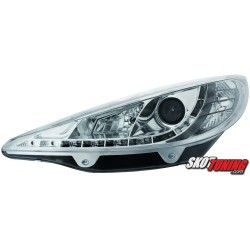 DRL REFLEKTORY PEUGEOT 207 06-10 CHROM