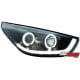 EVO REFLEKTORY HYUNDAI TUCSON 09 CZARNE