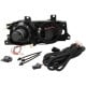 REFLEKTORY BMW E32 / E34 5 / 7 88-92 2 RINGI CZARNE