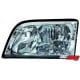 REFLEKTORY MERCEDES BENZ W140 S-KLASA 92-97 CHROM