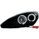 REFLEKTORY PEUGEOT 307 01-04.05 RINGI CZARNE