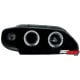 REFLEKTORY RENAULT MEGANE 3/5D 96-99 CZARNE RINGI