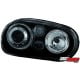 REFLEKTORY VW GOLF IV 97-04 CZARNE Z RINGAMI