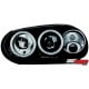 REFLEKTORY CCFL VW GOLF IV 97-04 Z RINGAMI CZARNE
