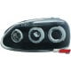 REFLEKTORY VW GOLF V 03-09 CZARNE Z RINGAMI