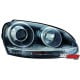 REFLEKTORY VW GOLF V 03-07 GTI LOOK CZARNE