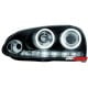 REFLEKTORY CCFL VW GOLF V 03-09 CZARNE Z RINGAMI