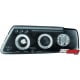 REFLEKTORY VW PASSAT 3B 96-00 CZARNE RINGI LIGHTBAR