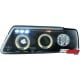 REFLEKTORY VW PASSAT 3B 96-00 CZARNE RINGI LIGHTBAR