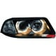REFLEKTORY VW PASSAT 3BG 00-04 CZARNE RINGI