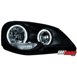 REFLEKTORY VW POLO 9N3 05.05-09 RINGI CZARNE