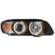 REFLEKTORY BMW X5 04-06 E53 XENON CZARNE 2 RINGI