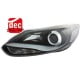 REFLEKTORY DECTANE FORD FOCUS MK4 12+ CZARNE