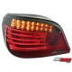 LAMPY TYLNE LED BMW E60 04.03-03.07 CZERWONE / DYMIONE