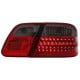 LAMPY TYLNE LED MERCEDES BENZ W210 E-KLASA 95-02 CZERWONE/DYMIONE