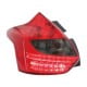 LAMPY TYLNE LED FORD FOCUS 2011+ CZERWONE / DYMIONE