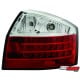 LAMPY TYLNE LED AUDI A4 8E SEDAN 01-04 CZERWONE / PRZEŹROCZYSTE