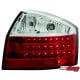 LAMPY TYLNE LED AUDI A4 8E SEDAN 01-04 CZERWONE / PRZEŹROCZYSTE
