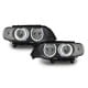 REFLEKTORY BMW X5 99-03 E53 CZARNE 2 RINGI