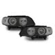 REFLEKTORY BMW X5 99-03 E53 CZARNE 2 RINGI