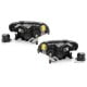 REFLEKTORY BMW X5 99-03 E53 CZARNE 2 RINGI