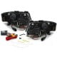 DRL EVO REFLEKTORY AUDI A6 4B 01-04 Z ŚWIATŁAMI DO JAZDY DZIENNEJ CHROM