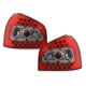 LAMPY TYLNE LED AUDI A3 8L 09.96-04 CZERWONE/PRZEŹROCZYSTE