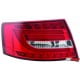 LAMPY TYLNE LED AUDI A6 4F SEDAN 04-08 CZERWONE/PRZEŹROCZYSTE LIGHTBAR