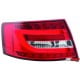 LAMPY TYLNE LED AUDI A6 4F SEDAN 04-08 CZERWONE/PRZEŹROCZYSTE LIGHTBAR