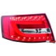 LAMPY TYLNE LED AUDI A6 4F SEDAN 04-08 CZERWONE/PRZEŹROCZYSTE LIGHTBAR