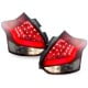 LAMPY TYLNE LED FORD FOCUS 2011+ LIGHTBAR CZERWONE / DYMIONE