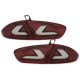 LAMPY TYLNE CARDNA LED SEAT LEON LIGHTBAR 09+ 1P1 CZERWONE/CZERWONE