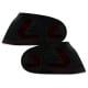 LAMPY TYLNE CARDNA LED VW GOLF V 03-09 LIGHTBAR CZARNE/DYMIONE