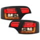 LITEC LAMPY TYLNE LED AUDI A4 AVANT B7 04-08 CZARNE / DYMIONE