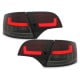 LITEC LAMPY TYLNE LED AUDI A4 AVANT B7 04-08 CZERWONE / DYMIONE