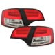 LITEC LAMPY TYLNE LED AUDI A4 AVANT B7 04-08 CZERWONE / PRZEŹROCZYSTE