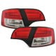 LITEC LAMPY TYLNE LED AUDI A4 AVANT B7 04-08 CZERWONE / PRZEŹROCZYSTE